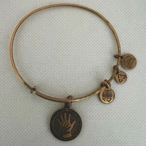 Alex and Ani | Mother/child Hand in Hand charm bracelet.